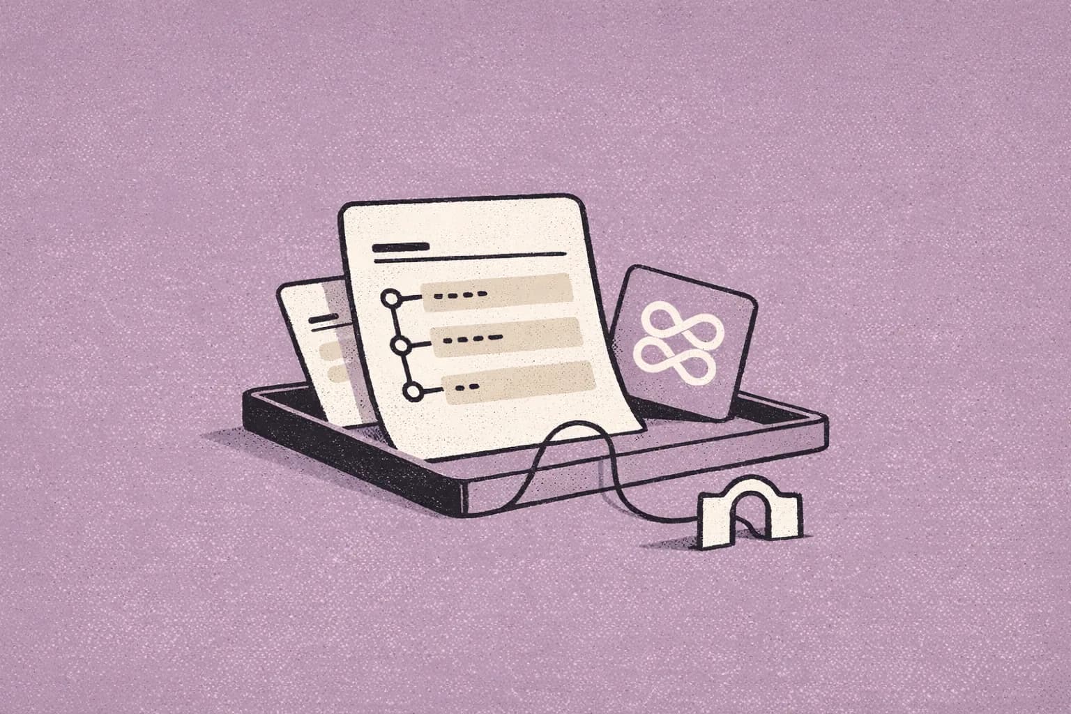 Editorial illustration for Agentic Coding Governance. The situation Teams are moving from single-prompt experiments to agentic coding workflows that touch real