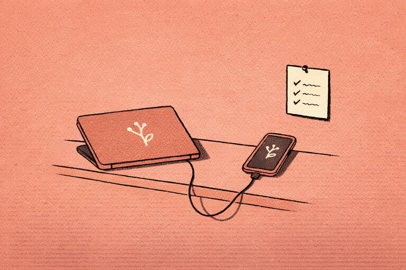 Editorial illustration for Codex CLI workflows for mobile handoffs. I believed the mobile app would be a convenience layer.