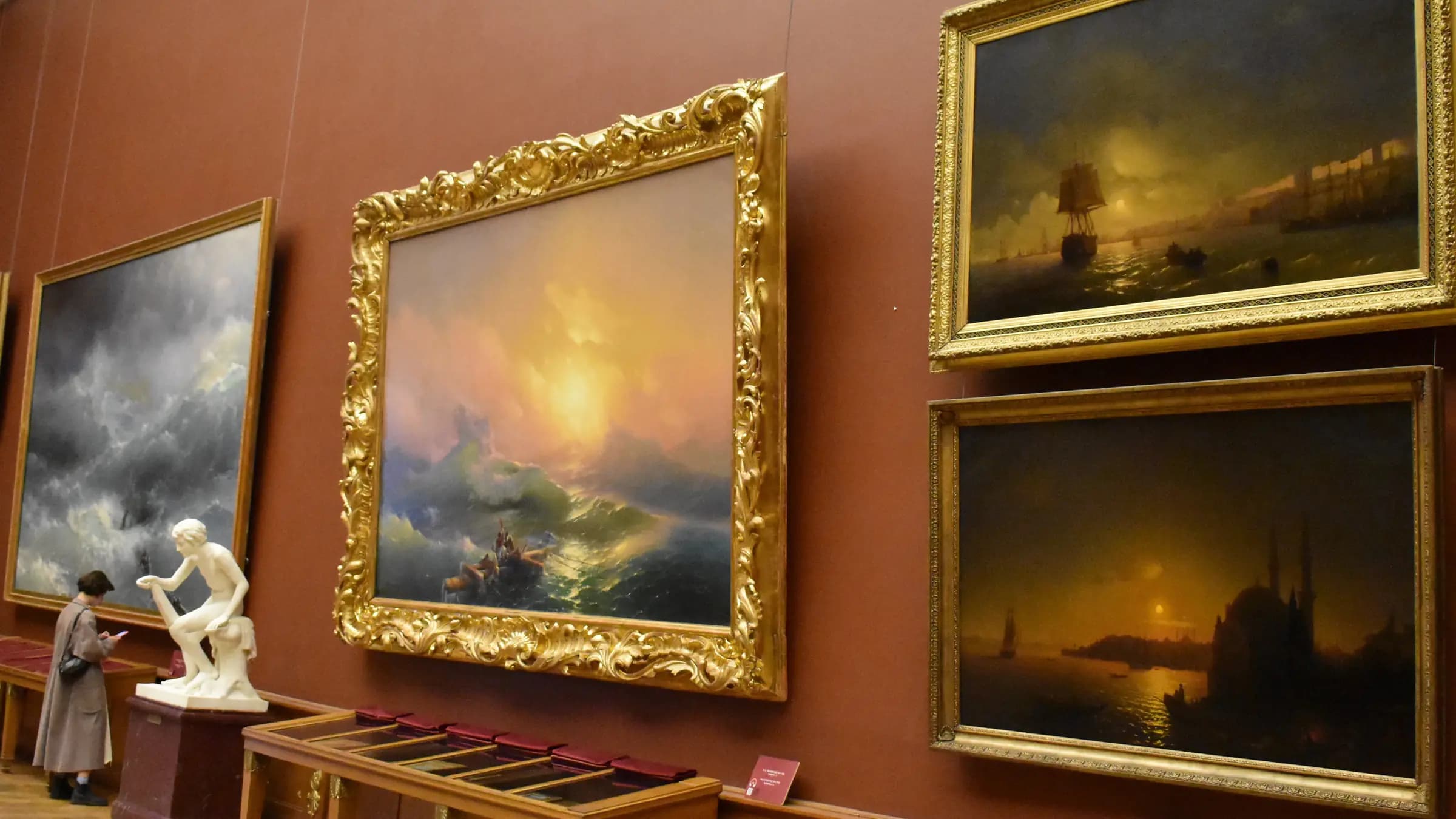 Aivazovsky Russian Museum, landscape painting by Ivan Aivazovsky.