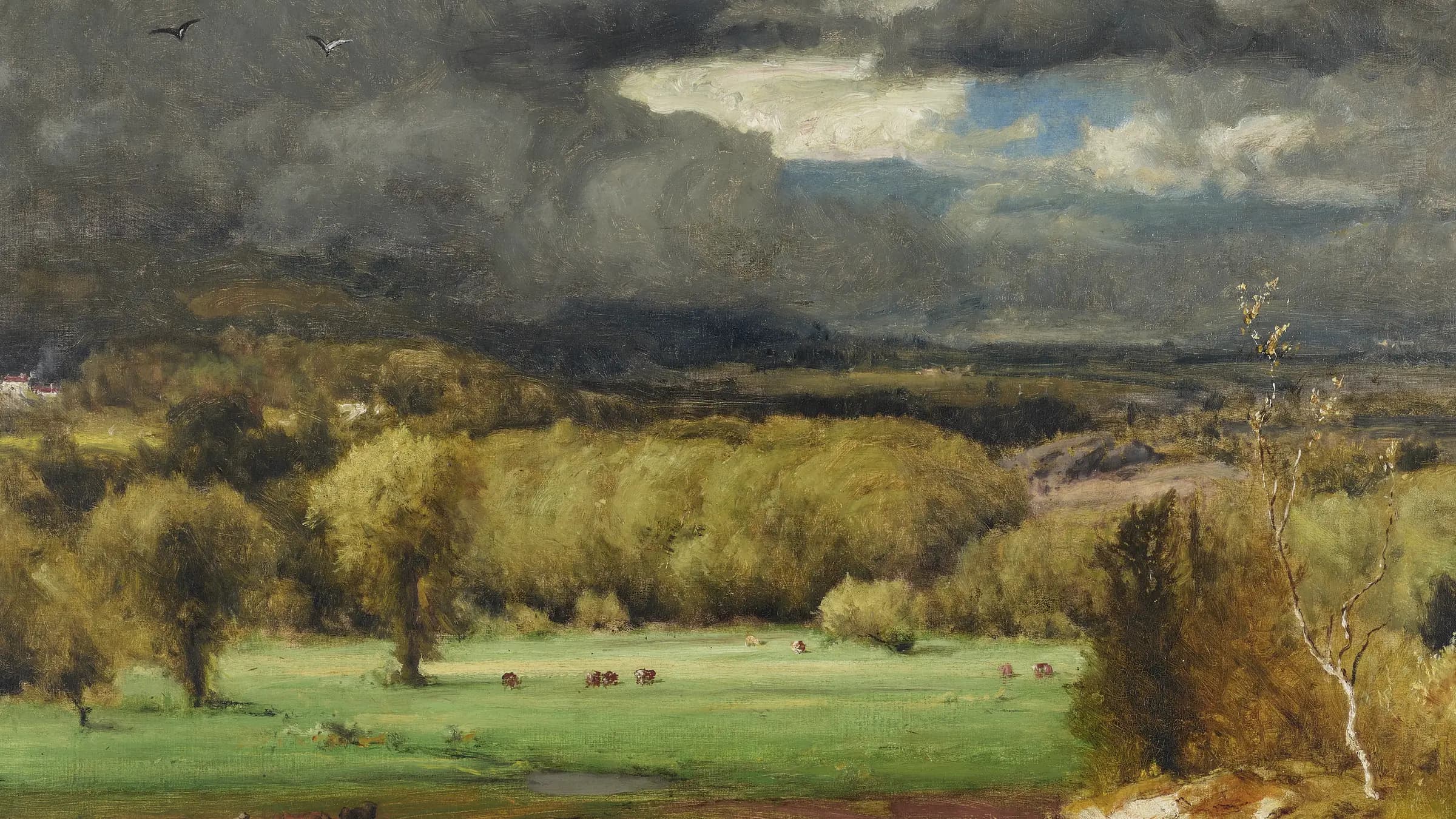The Coming Storm, landscape painting by George Inness (1878).