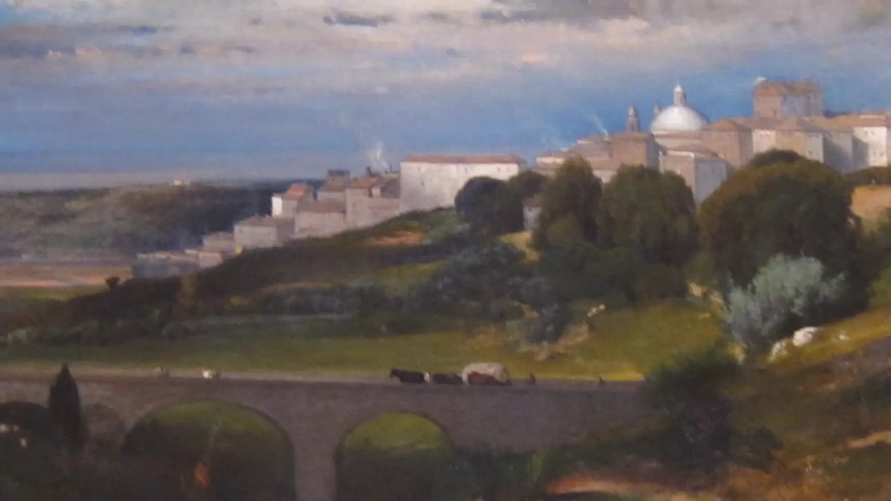 Ariccia, landscape painting by George Inness (1874).
