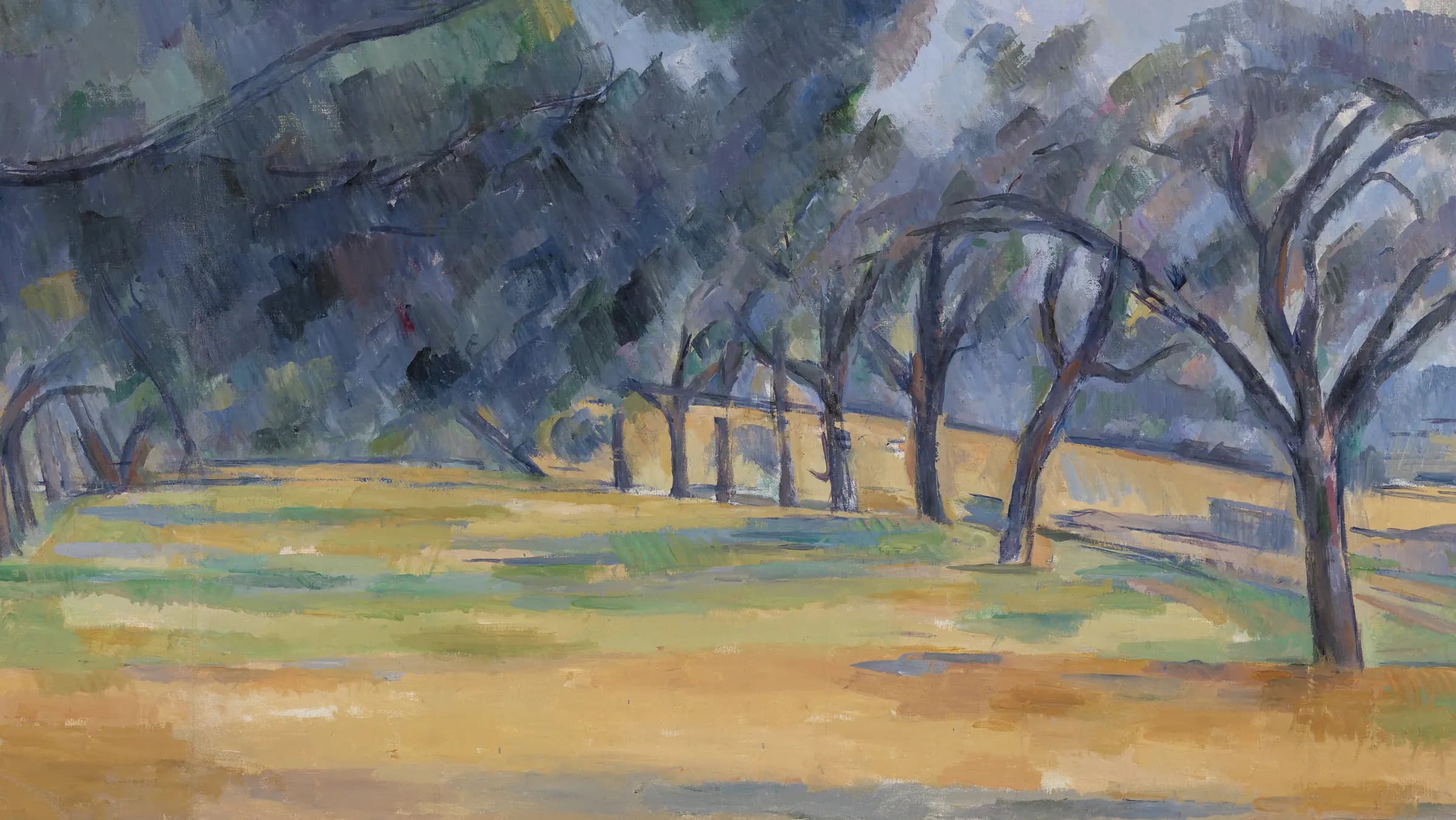 The Allée at Marines (L'Allée de Marines), landscape painting by Paul Cézanne (1898).