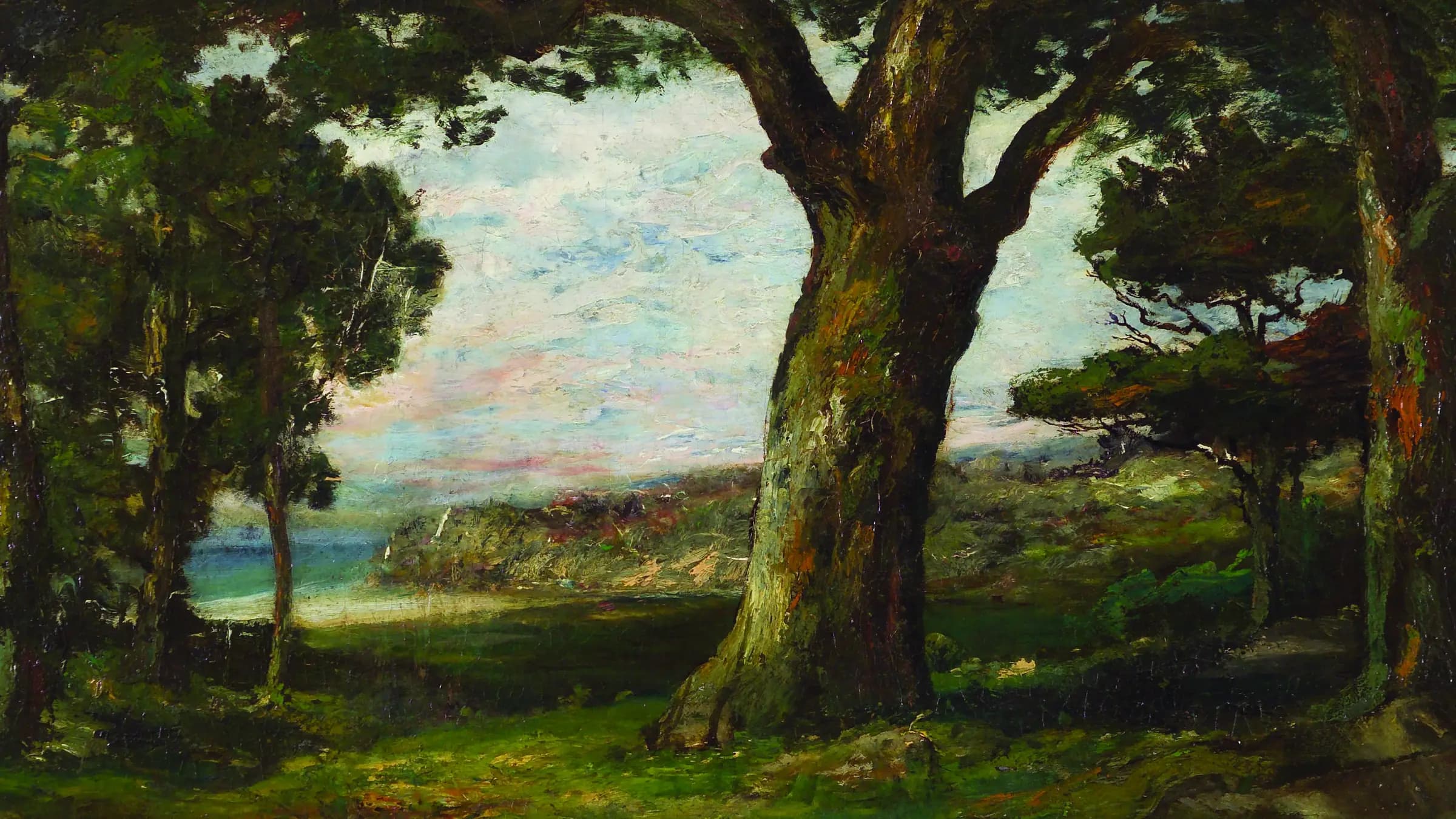 Monarch of the Glen, landscape painting by Maria a'Becket.