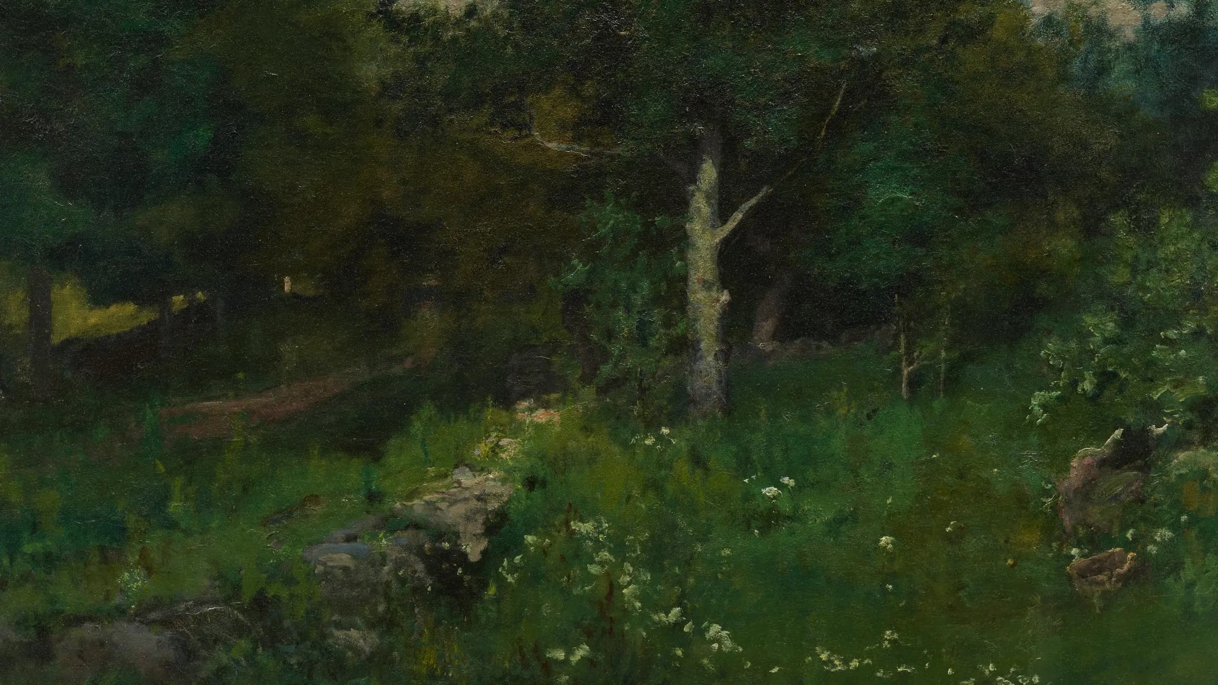 Summer Foliage, landscape painting by George Inness (1883).