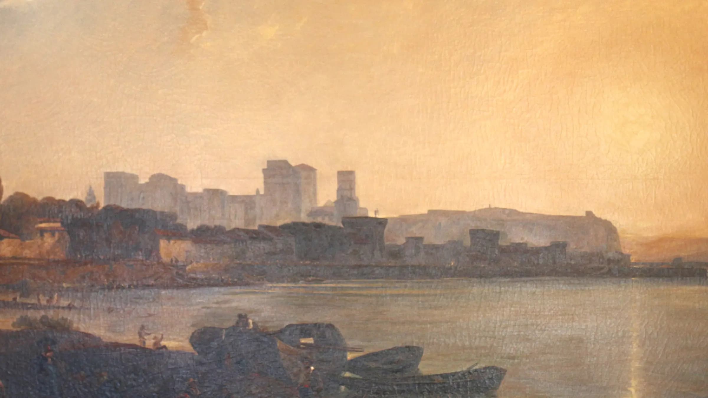 Paul Huet-, landscape painting by Paul Huet.