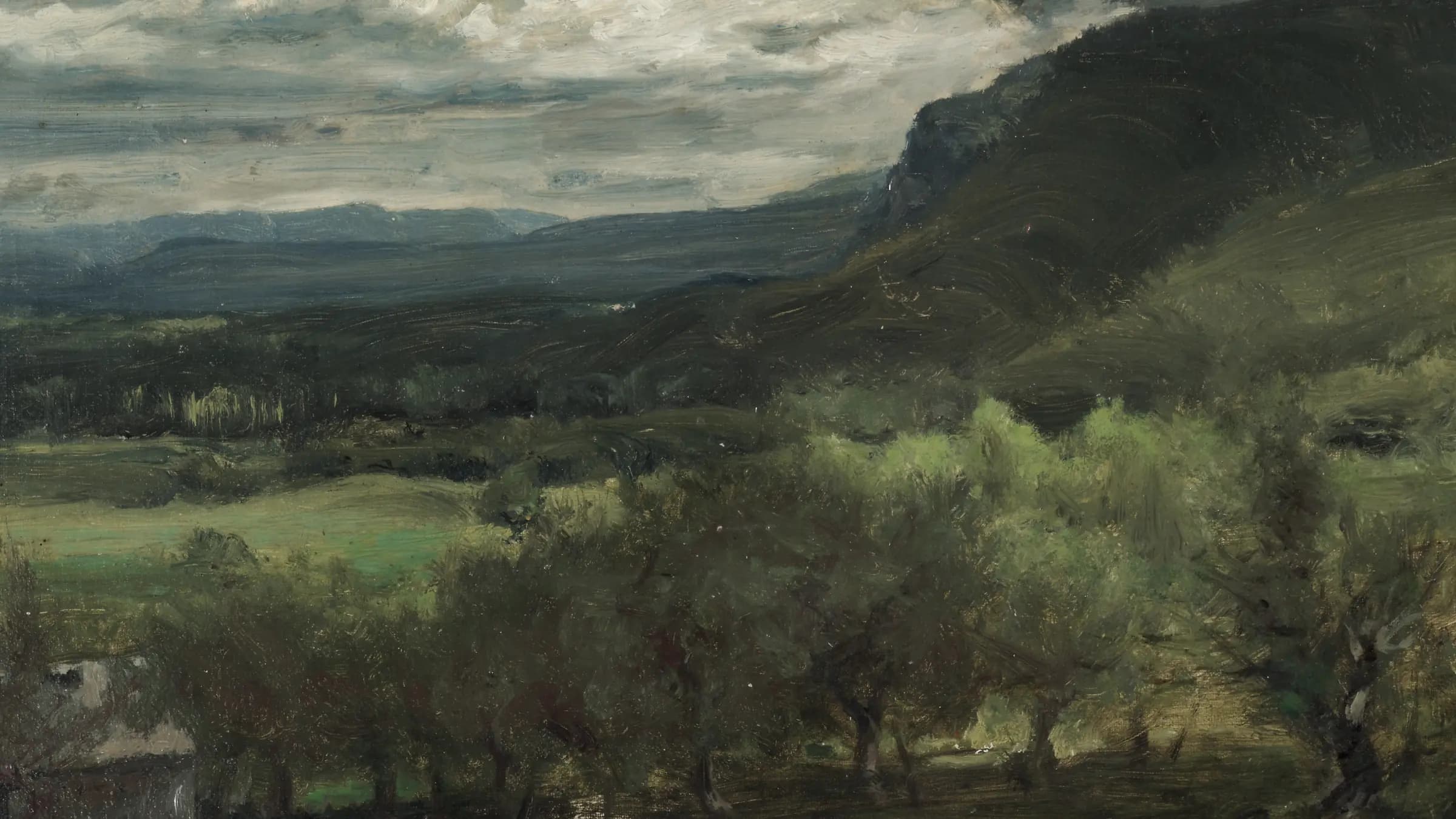 Montclair, New Jersey, landscape painting by George Inness (1873).