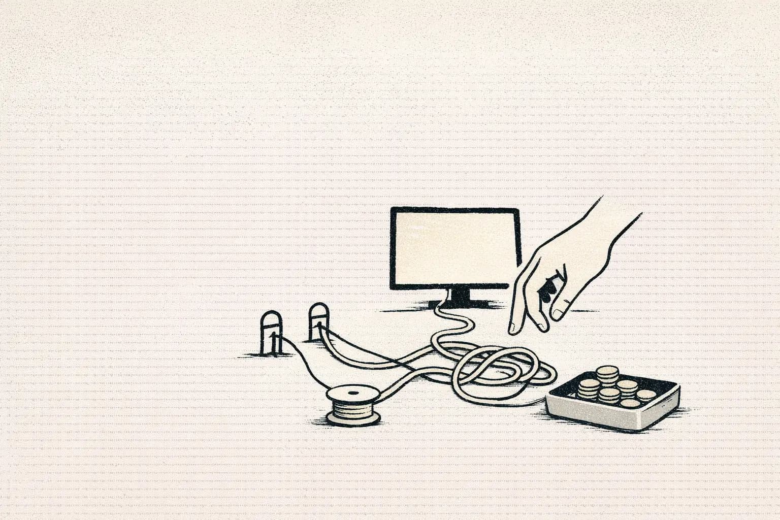Editorial illustration for price Tracks LLM Inference Costs.